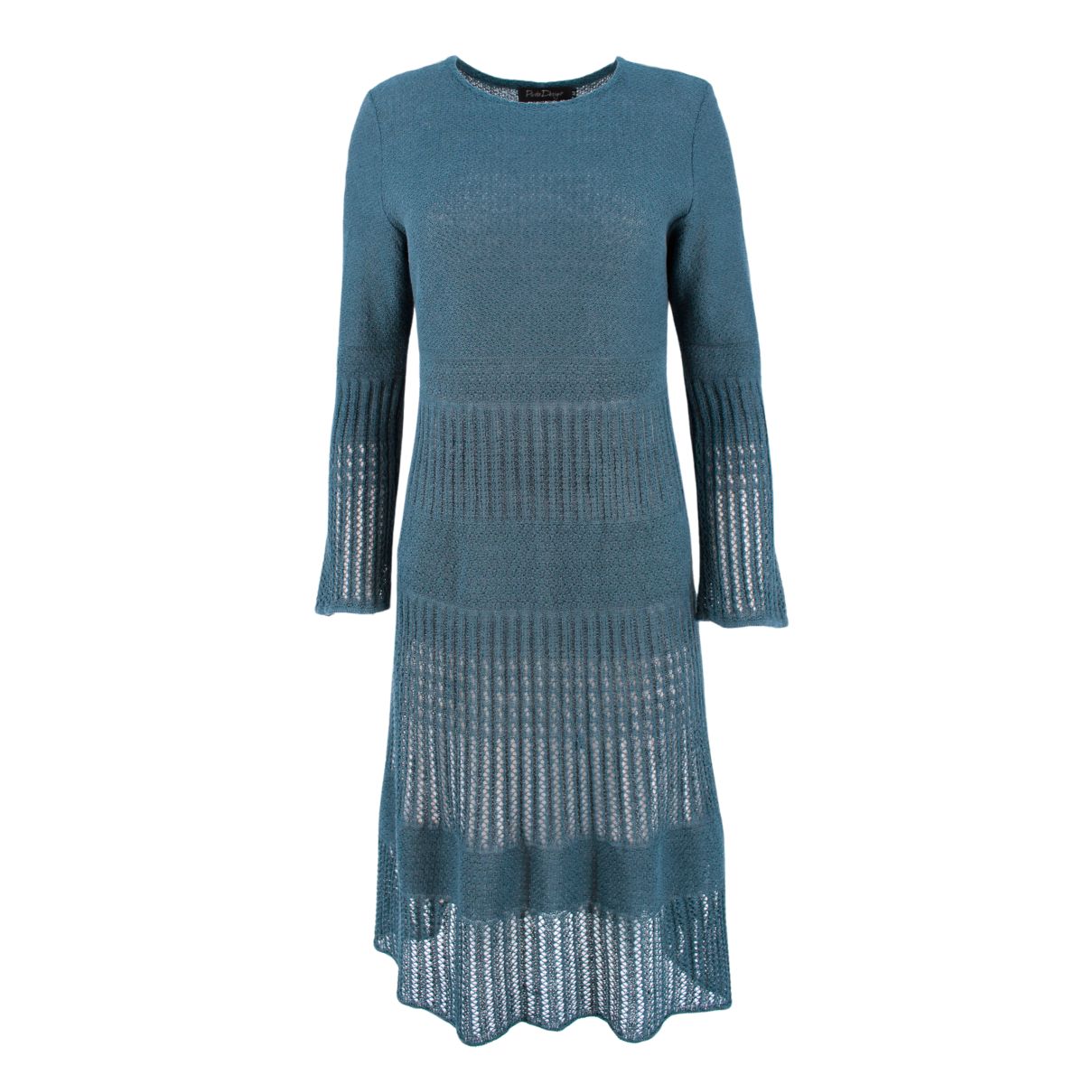 Pirita Design Pellavaneulemekko Aaria color petrol