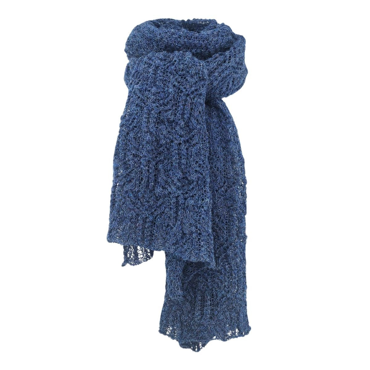 Pirita Design alpakkahuivi Malla color blue