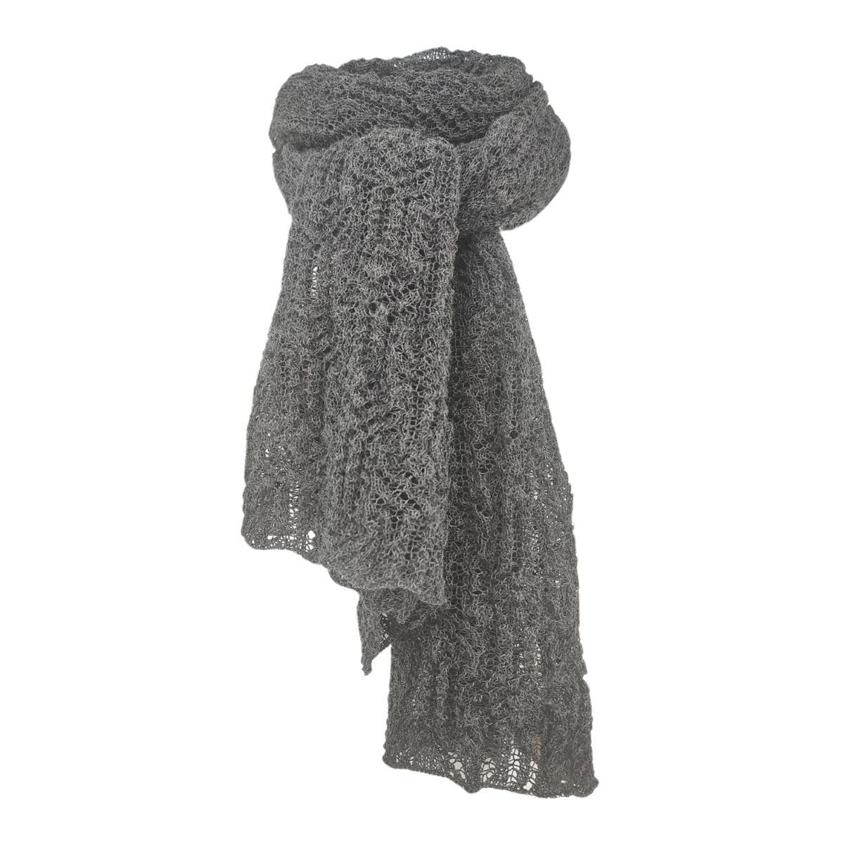 Pirita Design alpakkahuivi Malla color grey