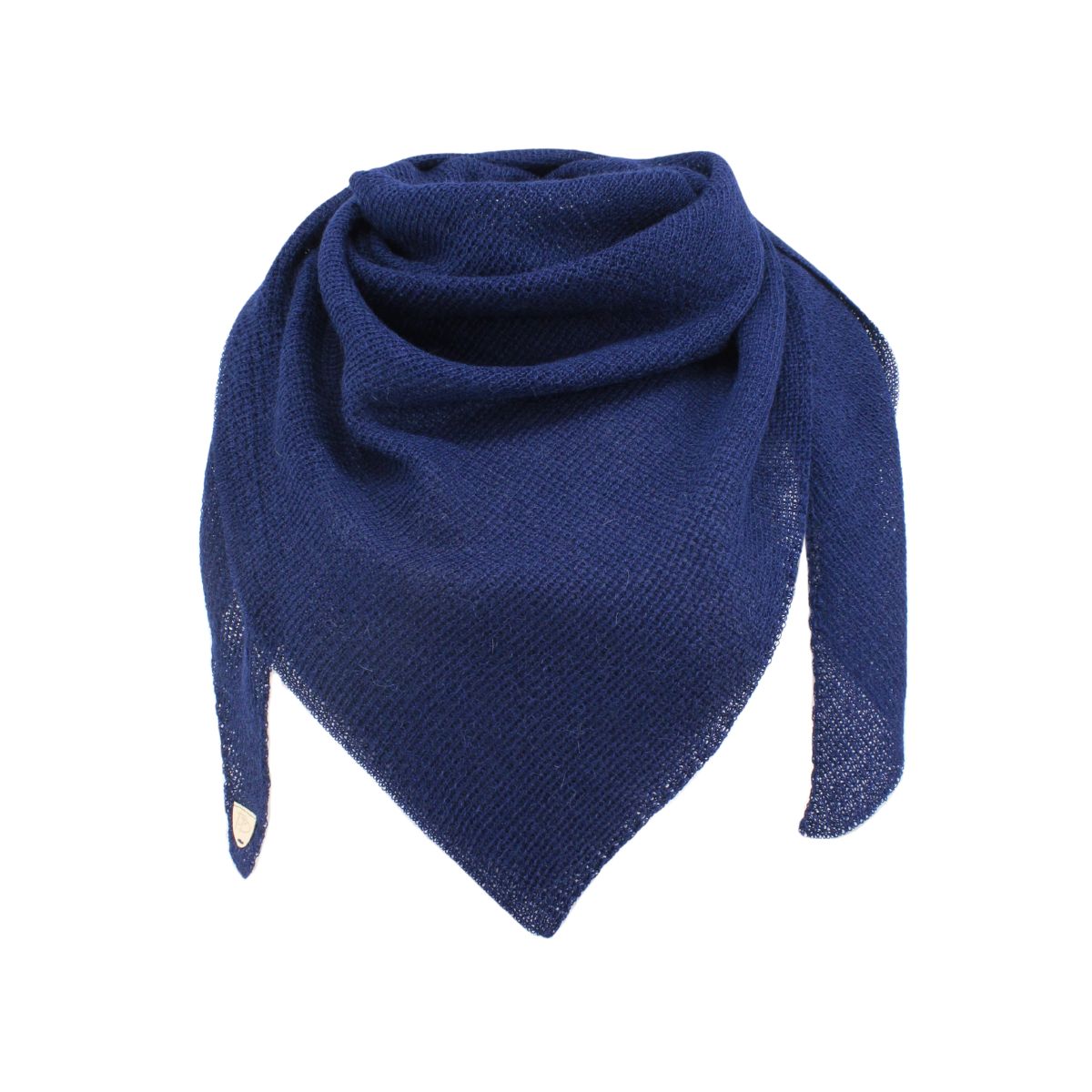 Pirita Design alpakkakolmiohuivi Saana color bright blue