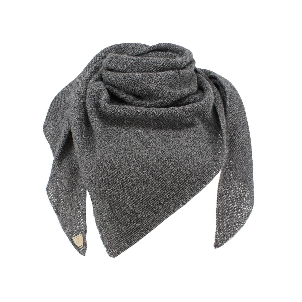 Pirita Design alpakkakolmiohuivi Saana color grey