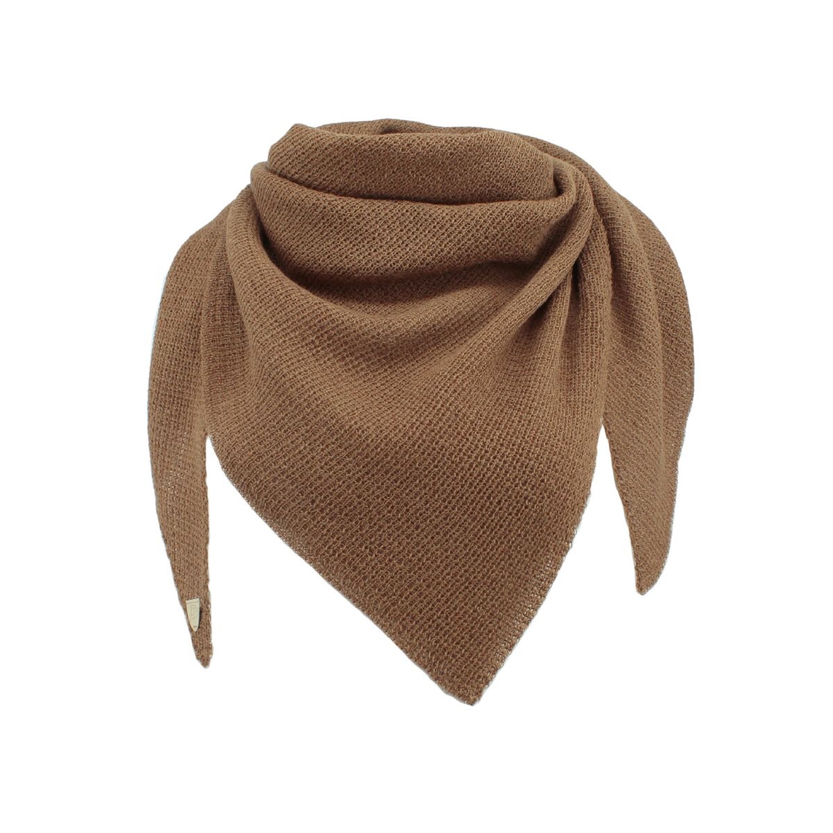 Pirita Design alpakkakolmiohuivi Saana color light brown