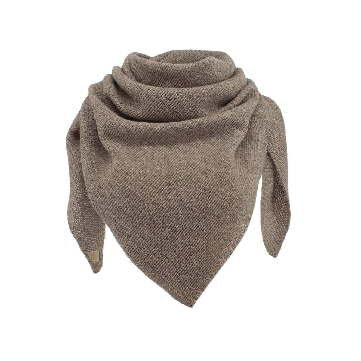 Pirita Design alpakkakolmiohuivi Saana color nutria