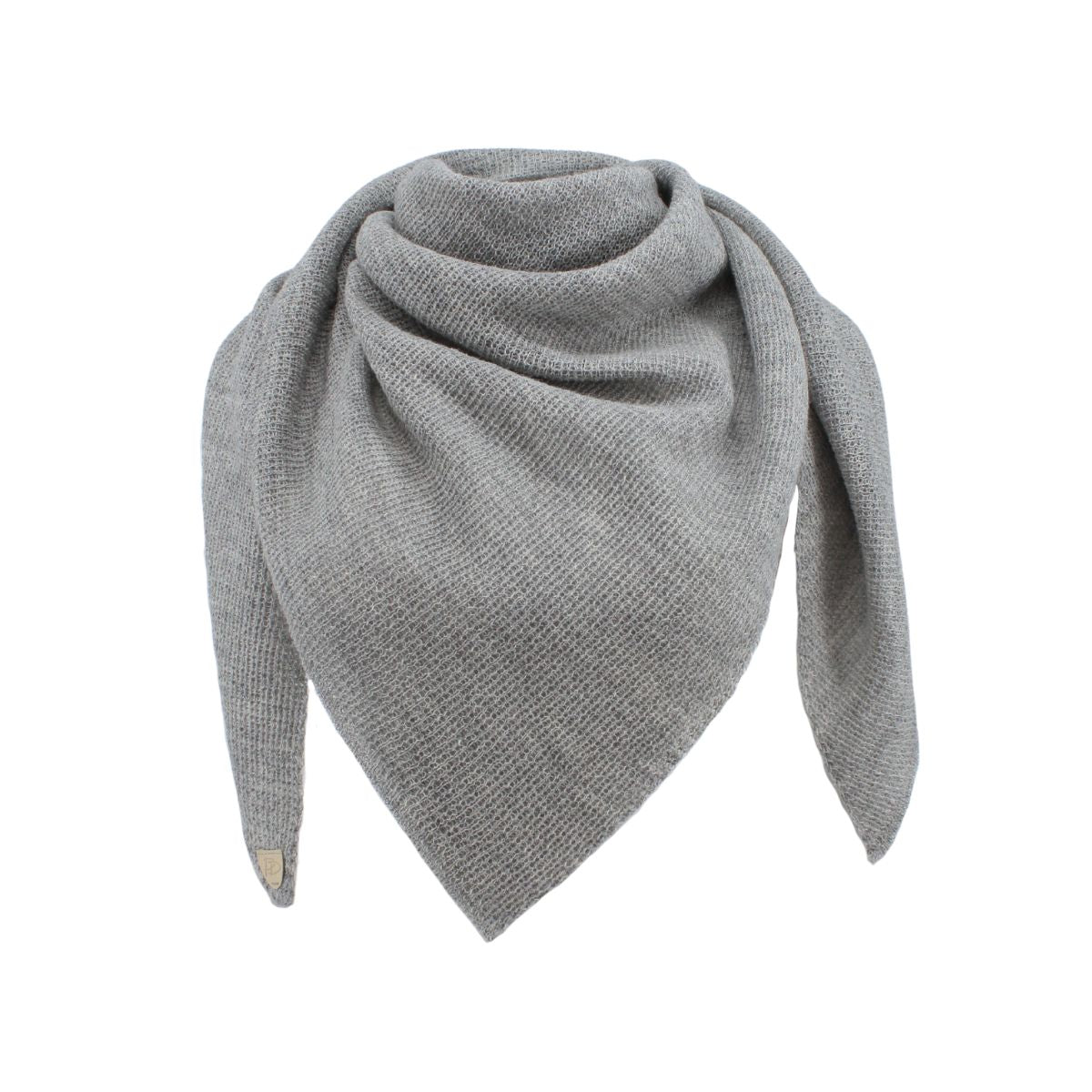 Pirita Design alpakkakolmiohuivi Saana color silver