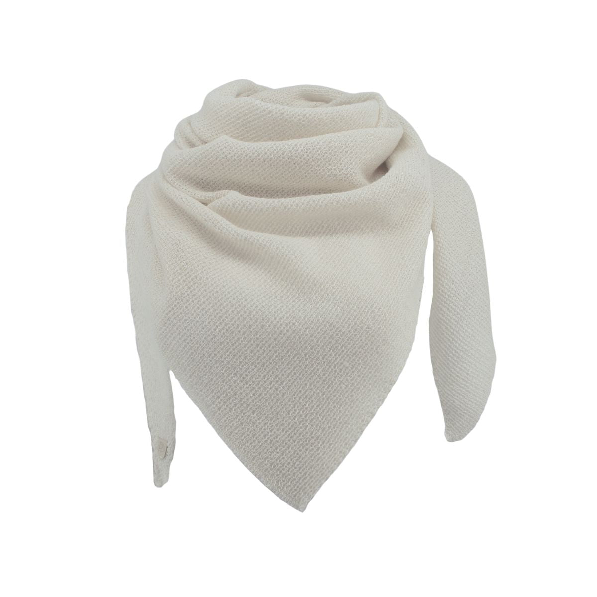 Pirita Design alpakkakolmiohuivi Saana color white