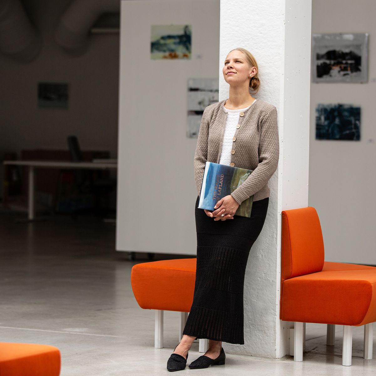 Pirita Design alpakkaneuletakki Kivi color nutria