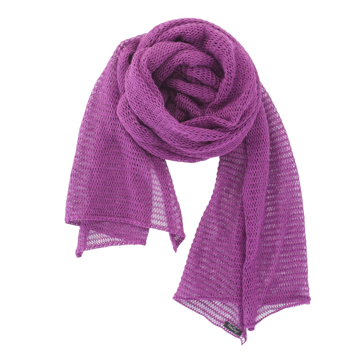 Pirita Design pellavahuivi Halme color red violet