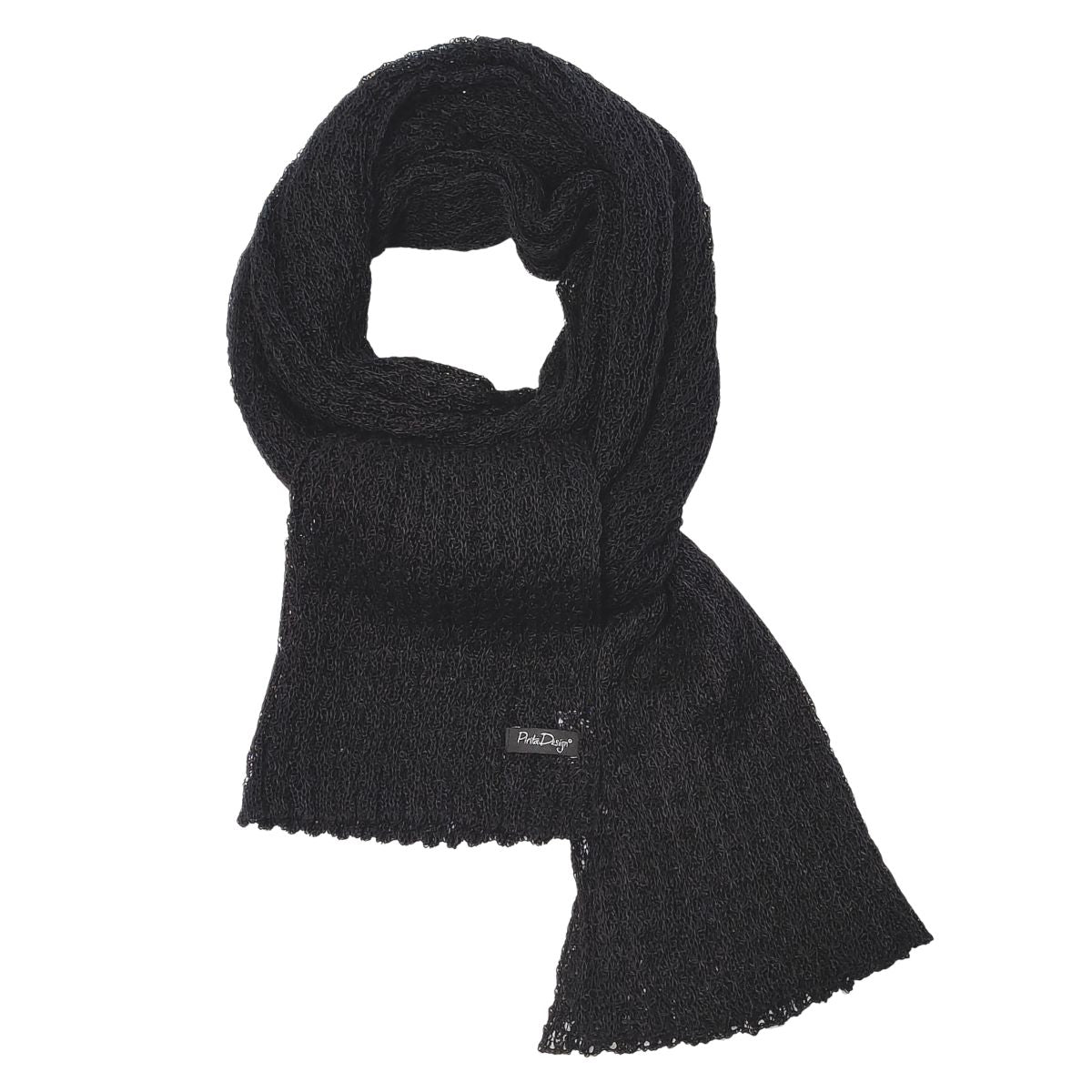 Pirita Design pellavahuivi Rosanna color black