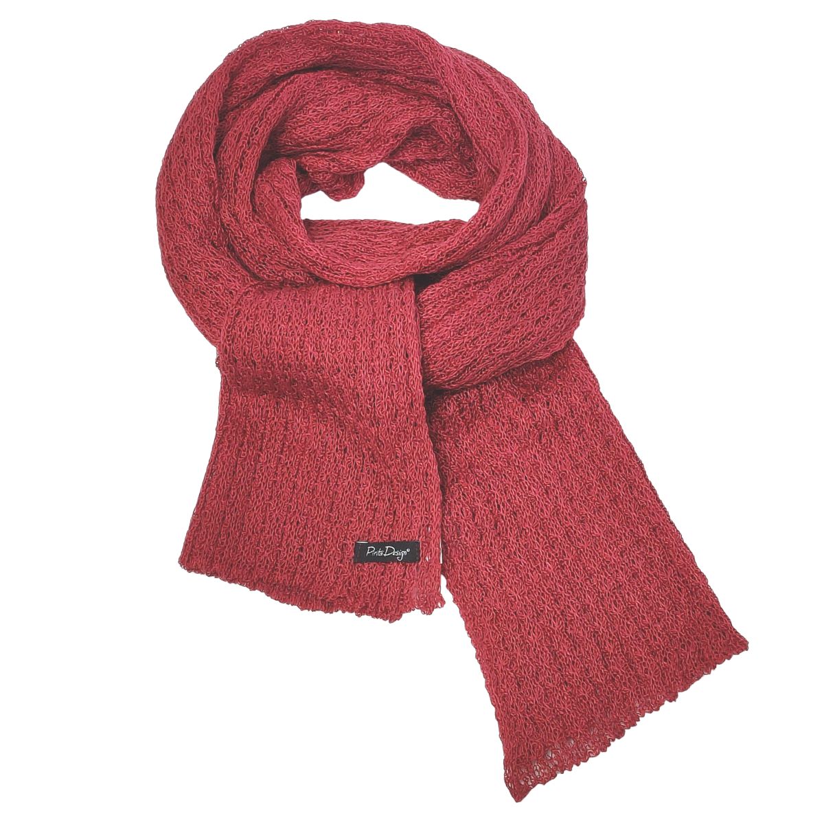 Pirita Design pellavahuivi Rosanna color cherry