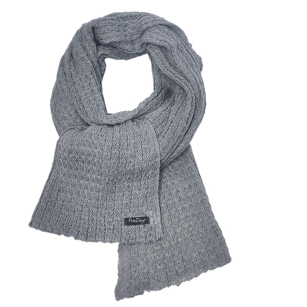 Pirita Design pellavahuivi Rosanna color steel grey