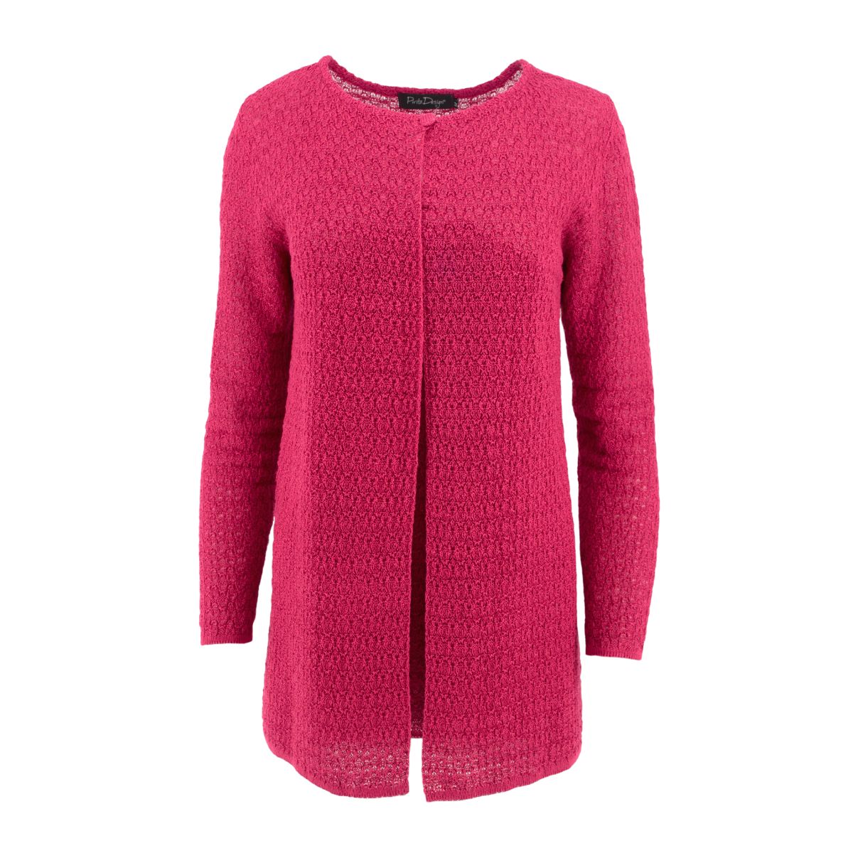 Pirita Design pellavaneulejakku Mandi color cranberry