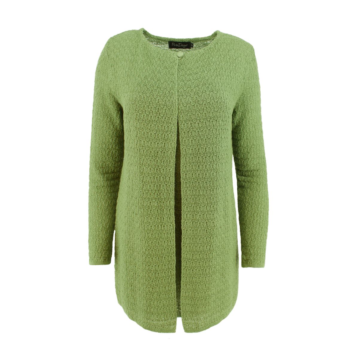 Pirita Design pellavaneulejakku Mandi color salvia green