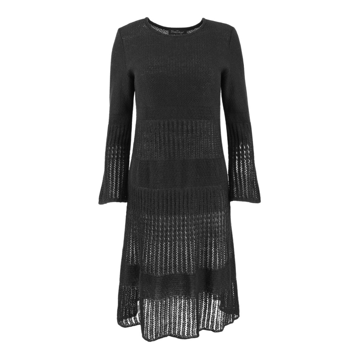 Pirita Design pellavaneulemekko Aaria color black