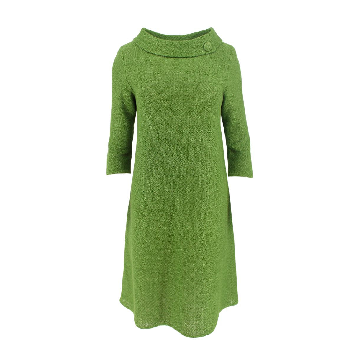 Pirita Design pellavaneulemekko Debbie color grass green