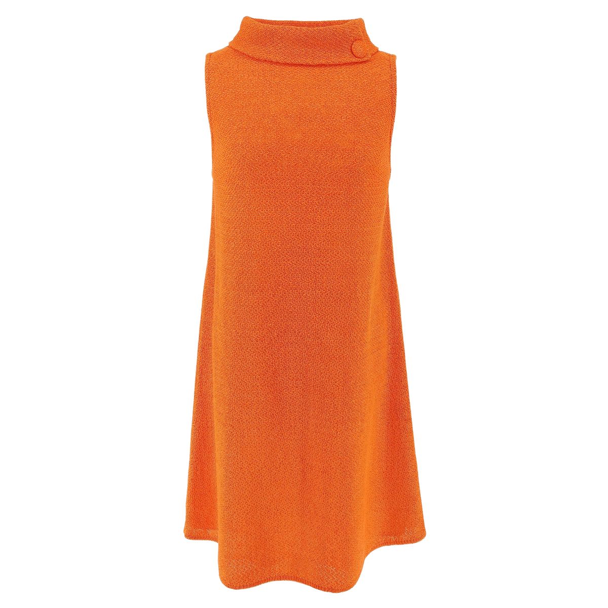 Pirita Design pellavaneulemekko Jackie color mandariini