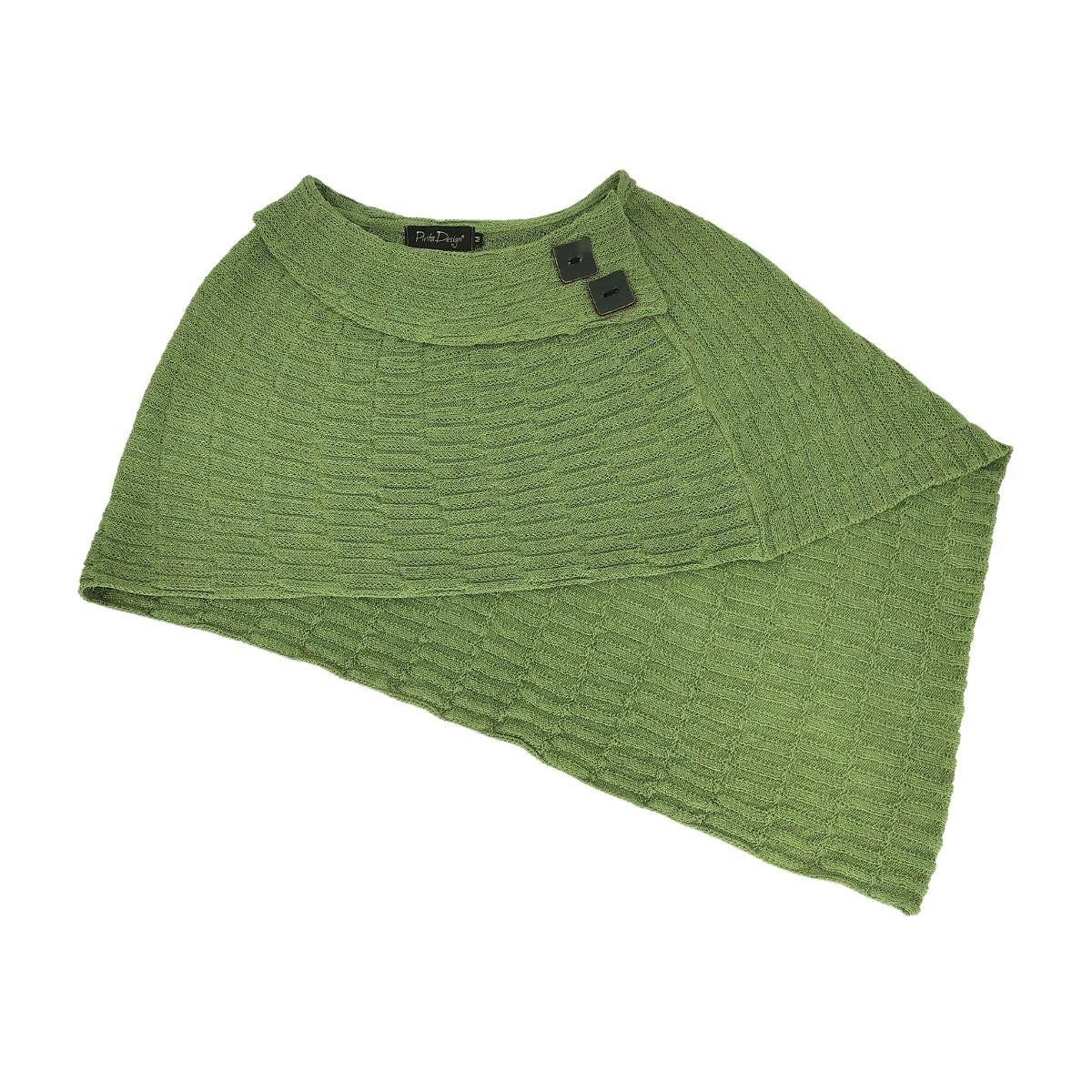 Pirita Design pellavaponcho Saaga color salvia green